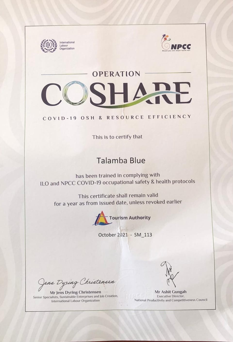 Talamba Blue Bed and Breakfast in Mauritius