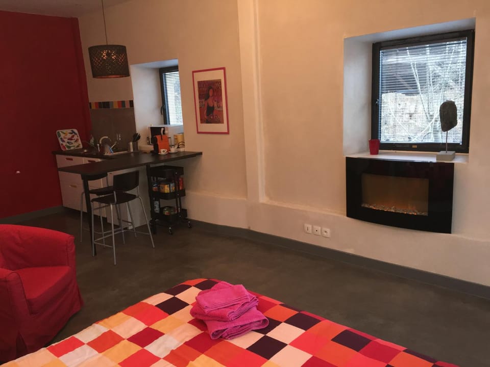 Grand studio au calme à la campagne, tout prés de la ville !!! Apartment in Auvergne-Rhône-Alpes