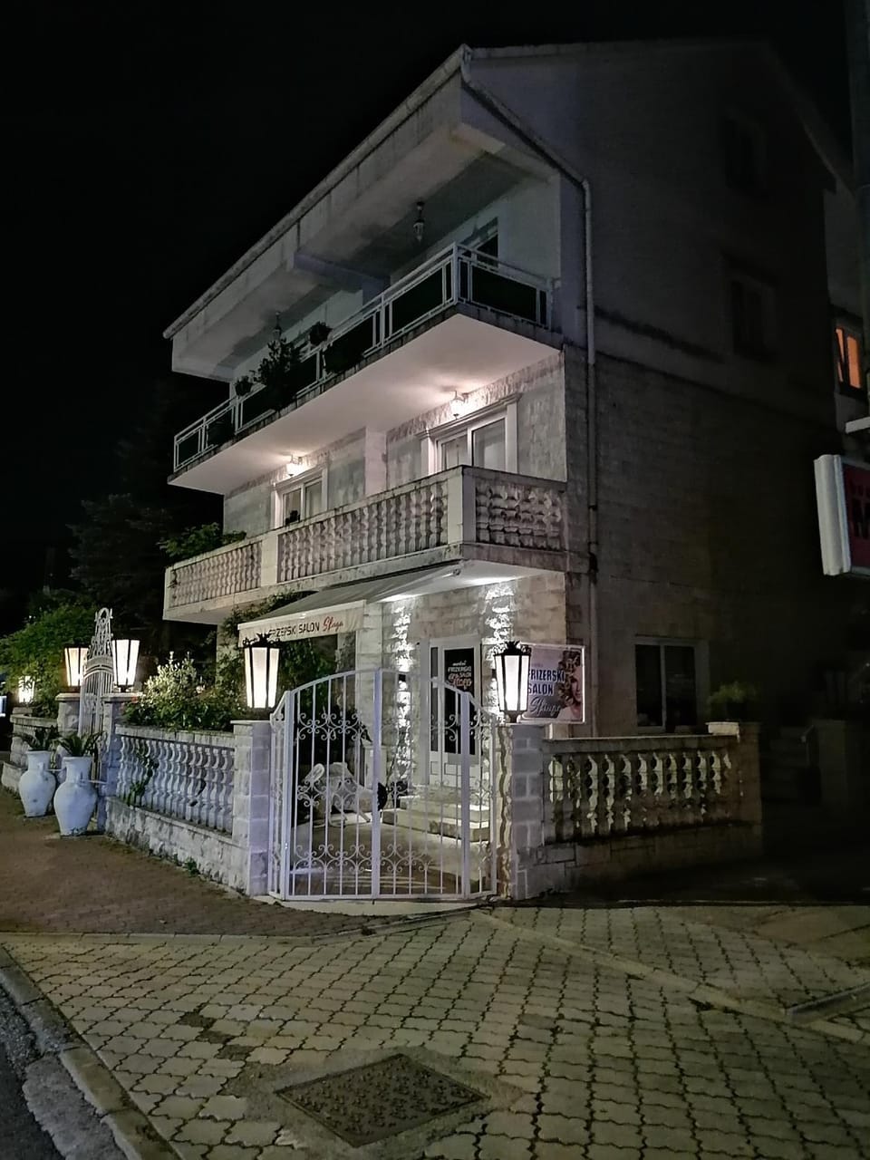 Property building, Night