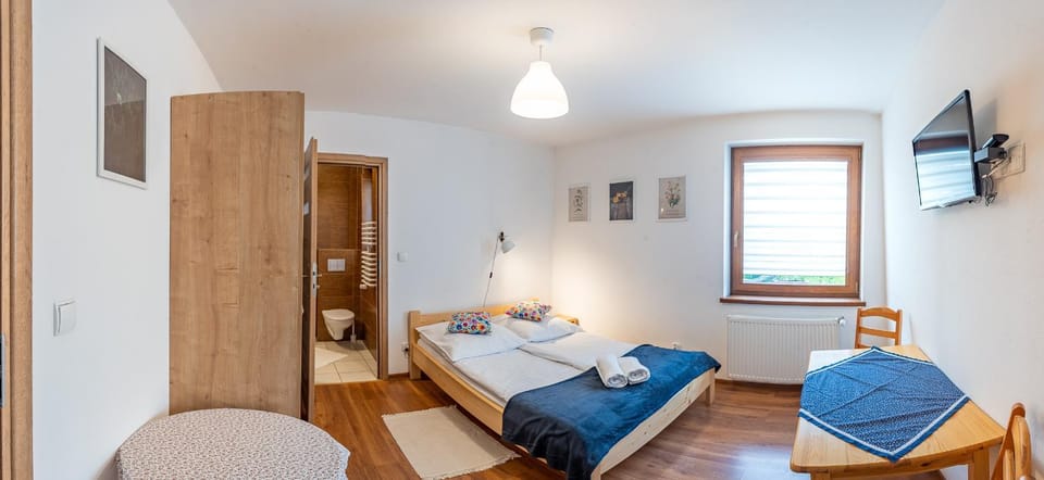 Bed, TV and multimedia, Living room, Photo of the whole room, Seating area, Evening entertainment, Bedroom, towels