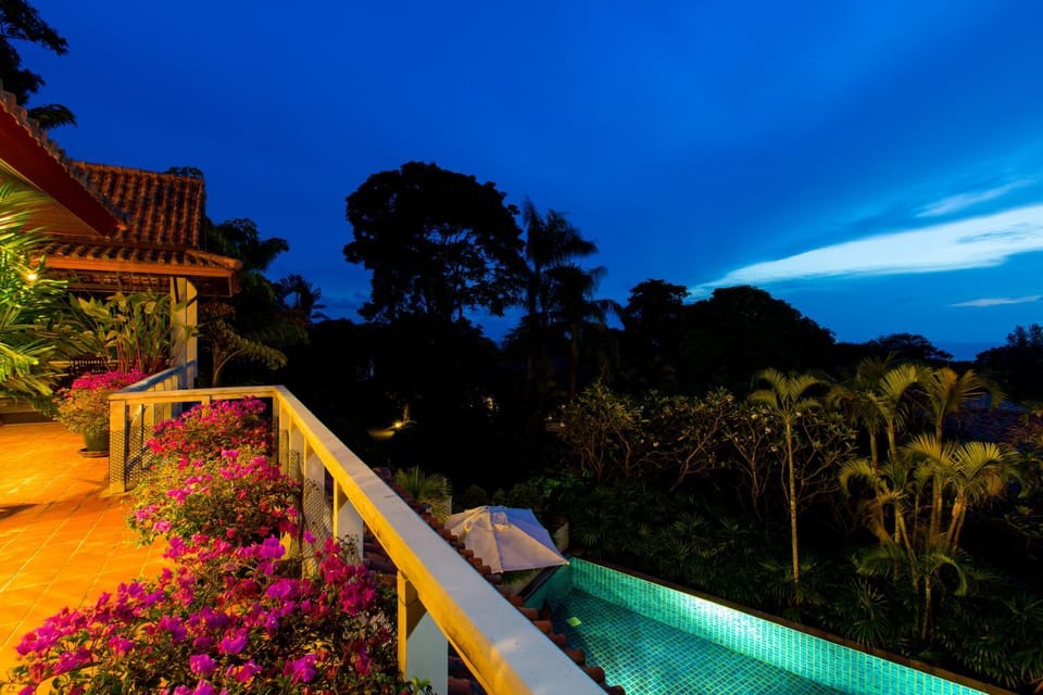 Night, Swimming pool