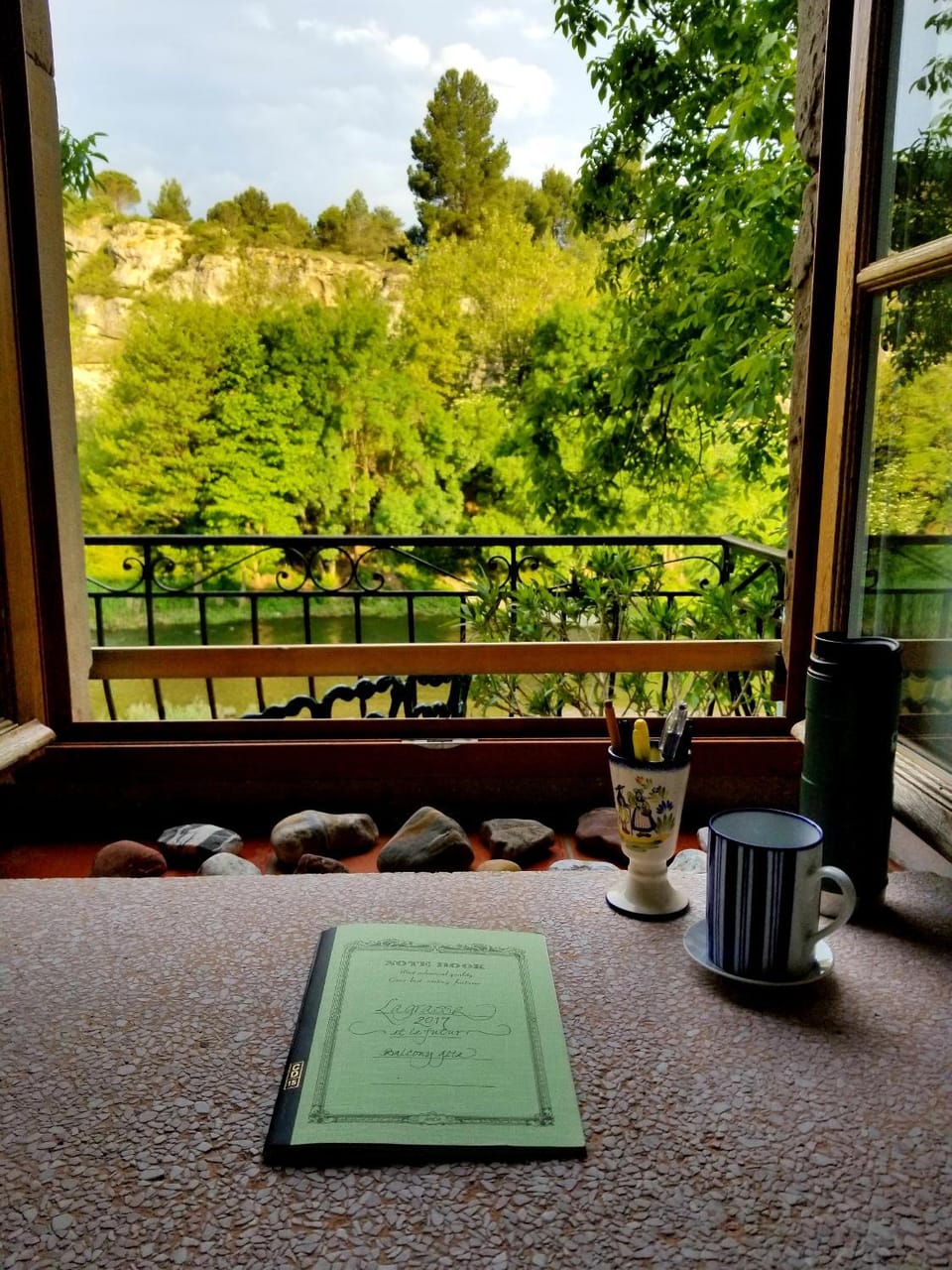 Garden view, River view