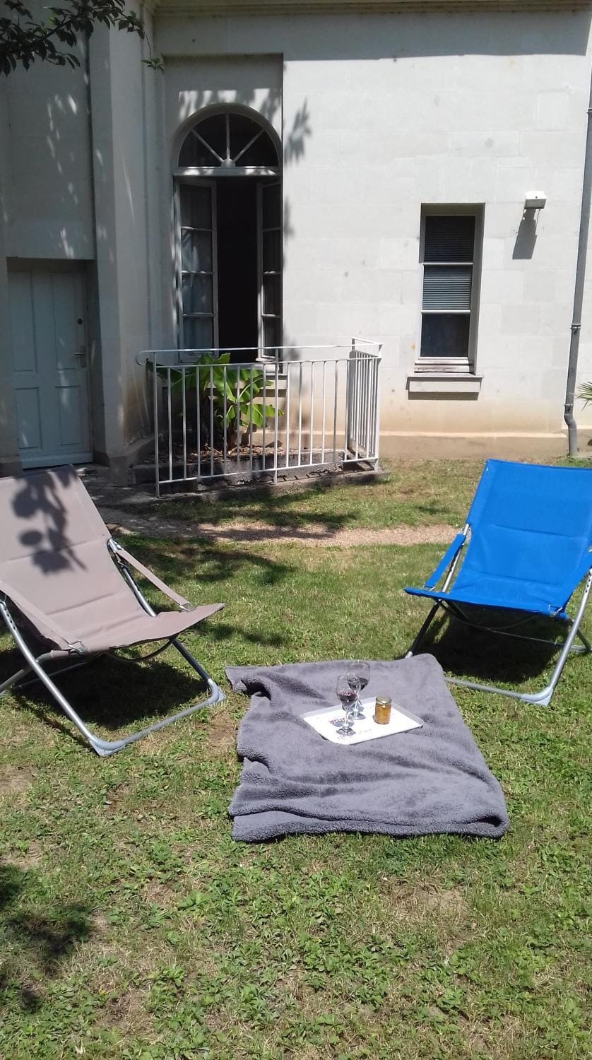 Day, Garden, sunbed