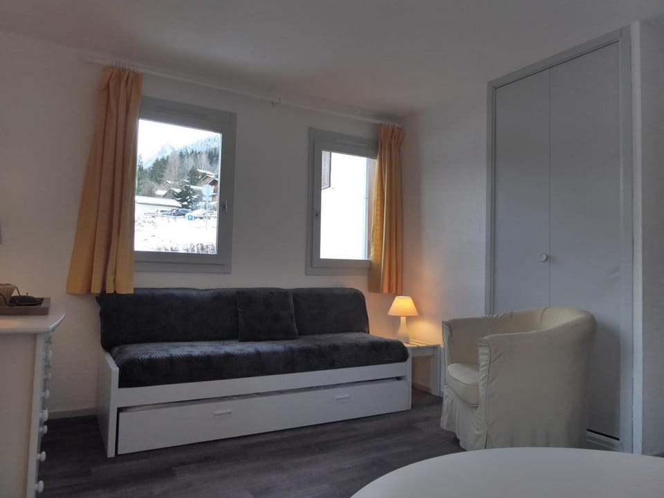 Appartement ski-in/ski-out à Montchavin, 5 pers, balcon Apartment in Landry