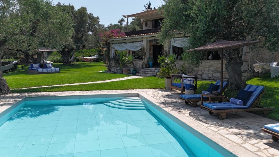 Property building, Natural landscape, Swimming pool