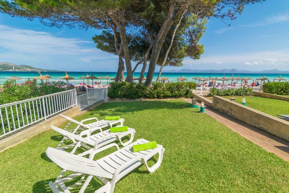 Garden, Sea view