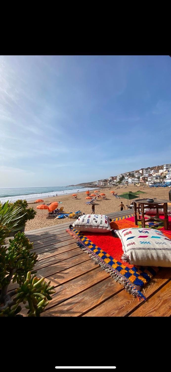 Single fin beach house Bed and Breakfast in Souss-Massa