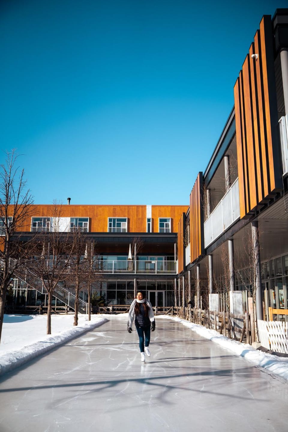 Property building, Winter