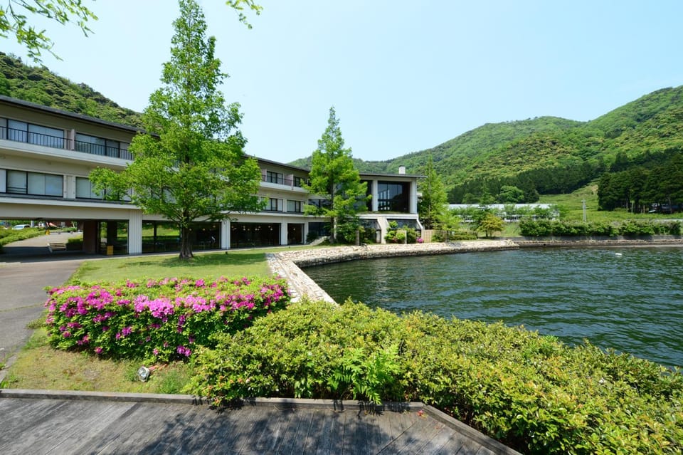 Property building, Garden, Lake view