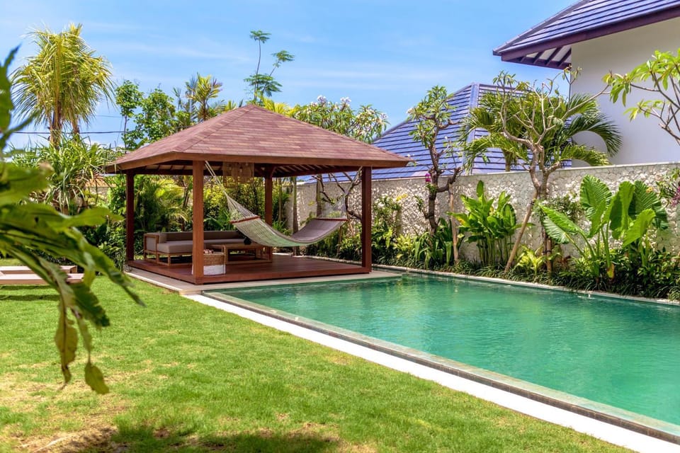 Patio, Spring, Day, Garden, Garden view, Pool view, Swimming pool