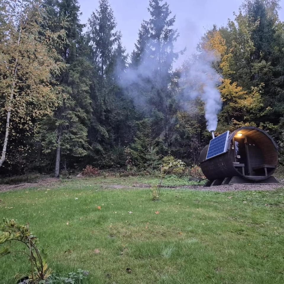 Sauna, Garden view