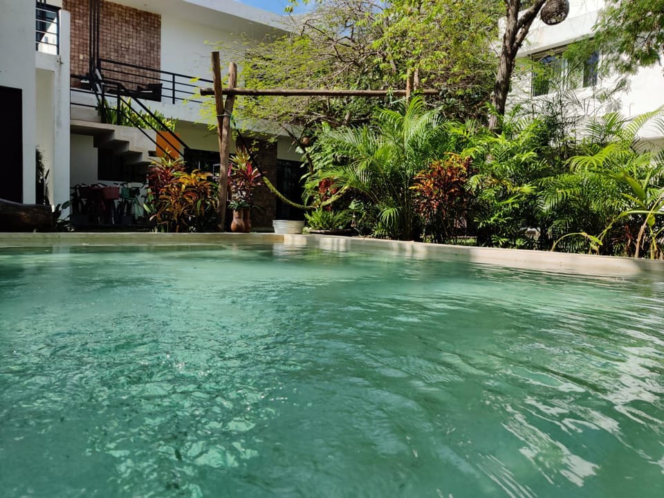 Property building, Garden, Pool view, Swimming pool