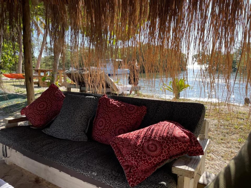 Natural landscape, Garden, Seating area, Garden view, Sea view