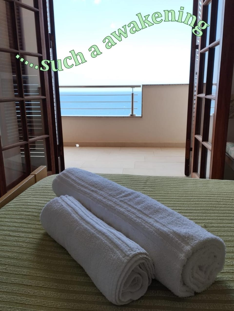 View (from property/room), Bedroom, Sea view