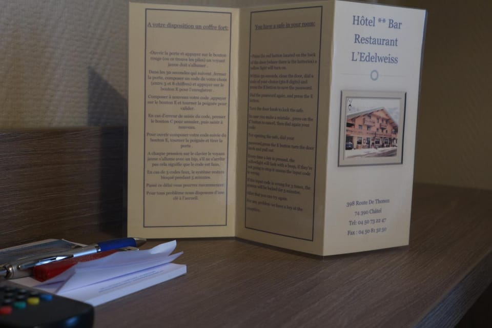 Hôtel l'Edelweiss Hotel in Châtel