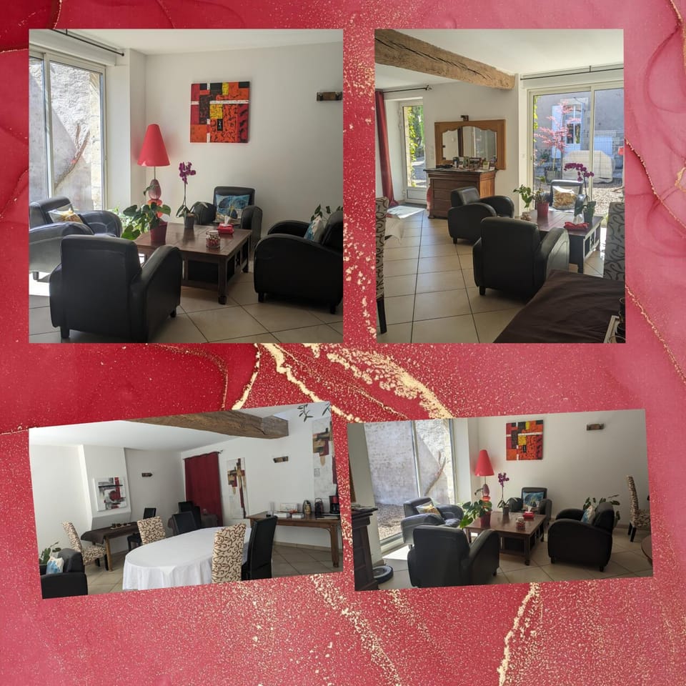 Living room, Seating area, Dining area