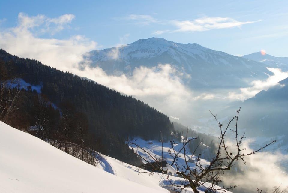 Winter, Mountain view