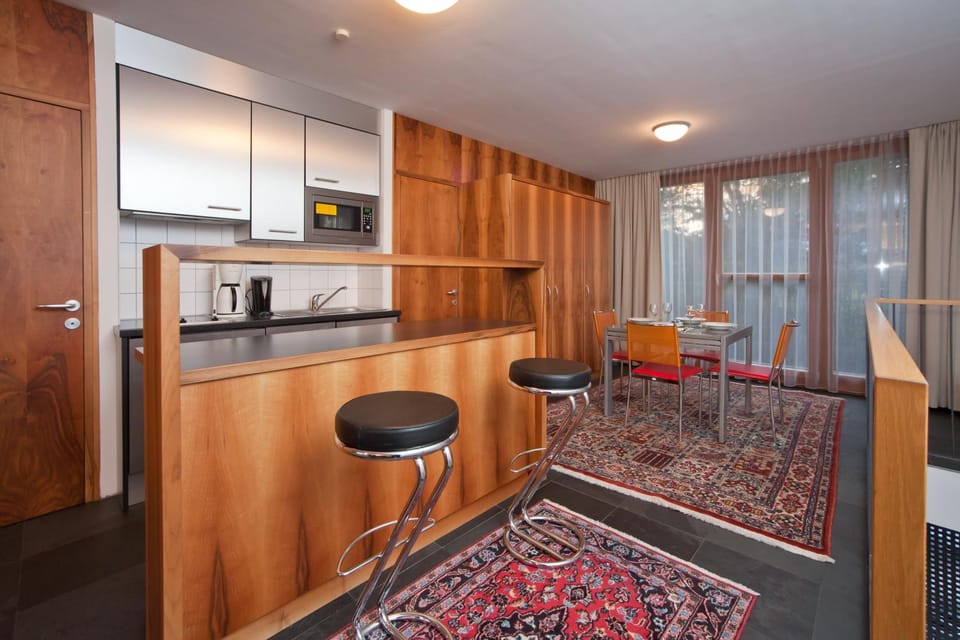 Kitchen or kitchenette, Living room, Dining area