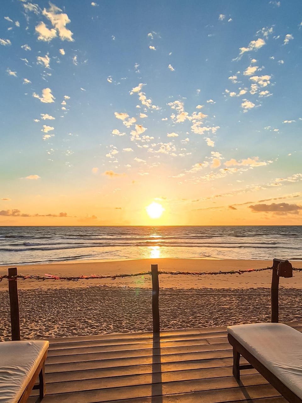 Beach, Sea view, sunbed