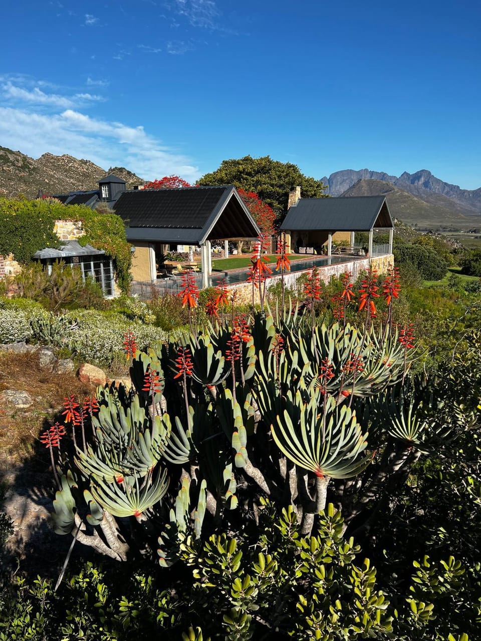 Property building, Natural landscape, Garden, Garden view, Mountain view