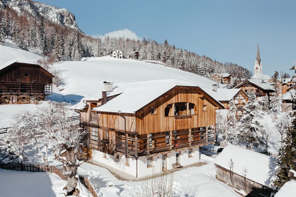 Property building, Natural landscape, Winter, Skiing, Mountain view