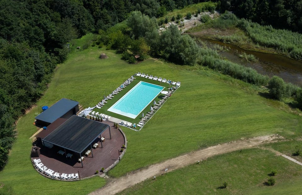 Bird's eye view, Swimming pool, Swimming pool