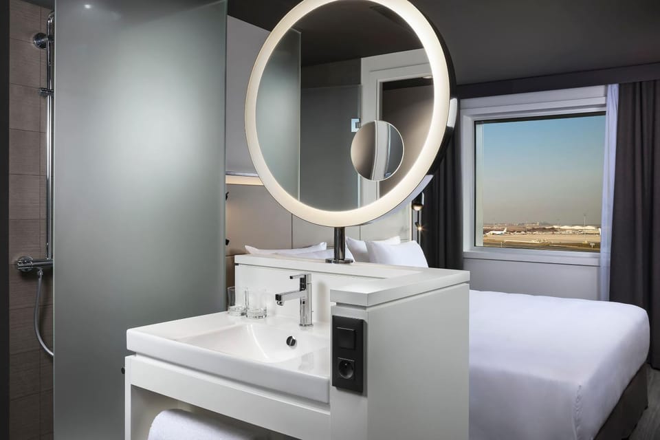 Shower, Bed, Bathroom, View (from property/room), Bedroom