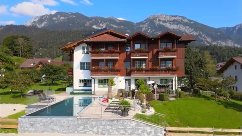 Property building, Pool view, Swimming pool