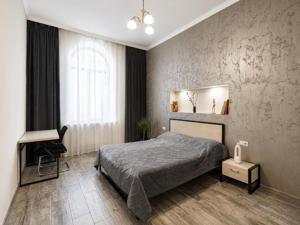 Bedroom, flat iron, wardrobe