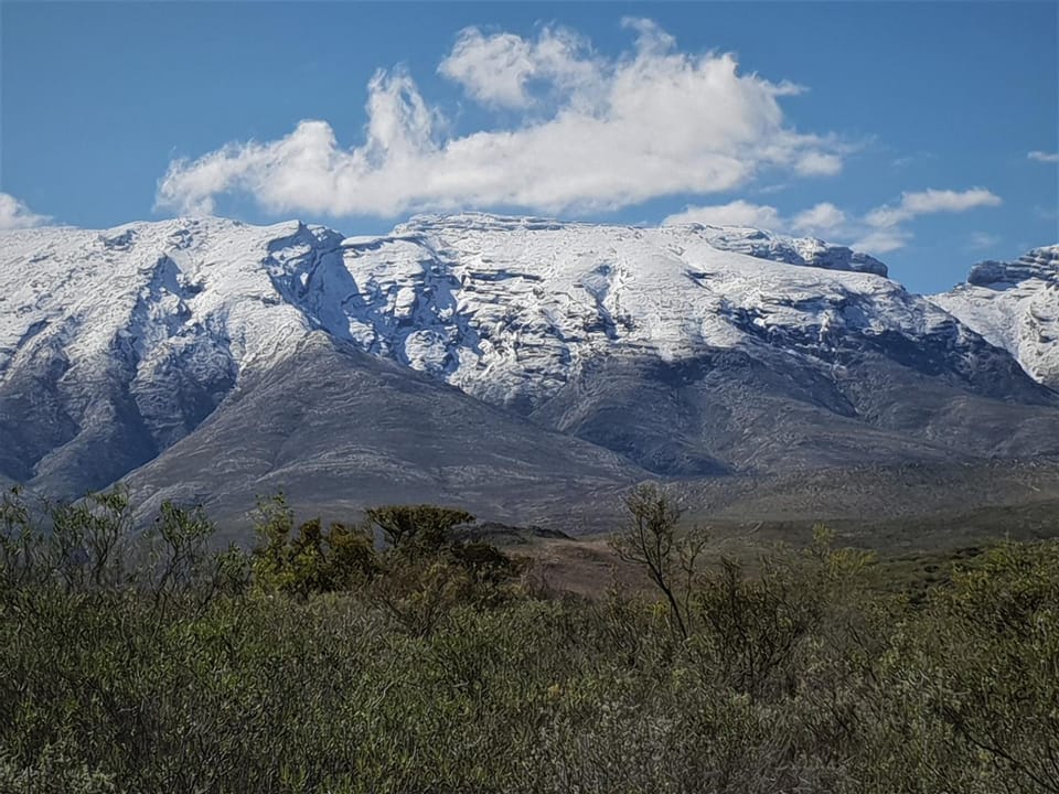 Natural landscape, Winter, Mountain view