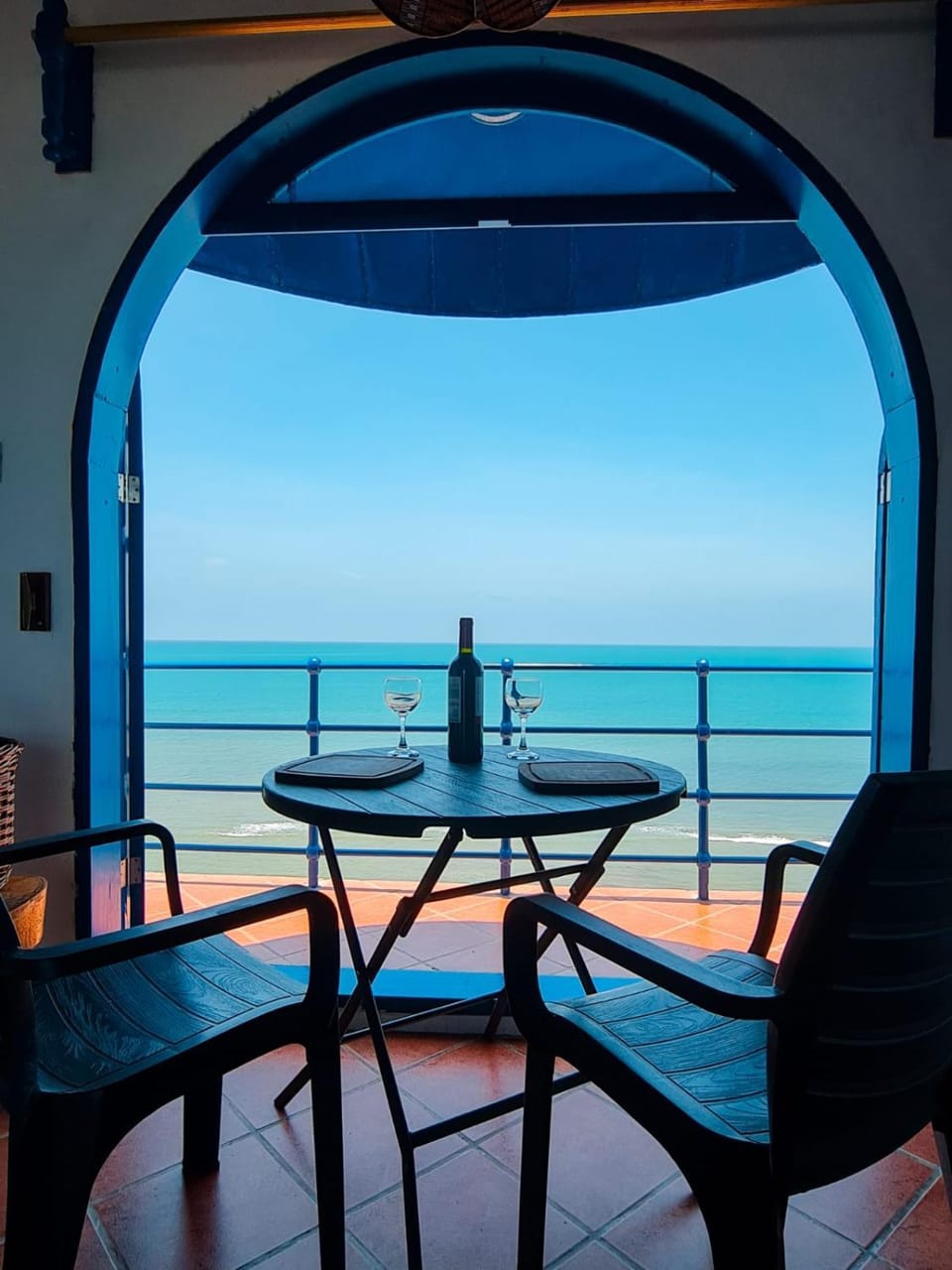 View (from property/room), Balcony/Terrace, Sea view