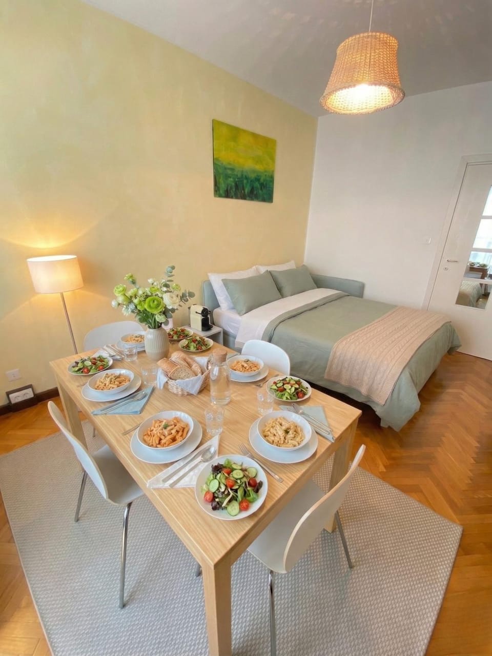 Living room, Bedroom