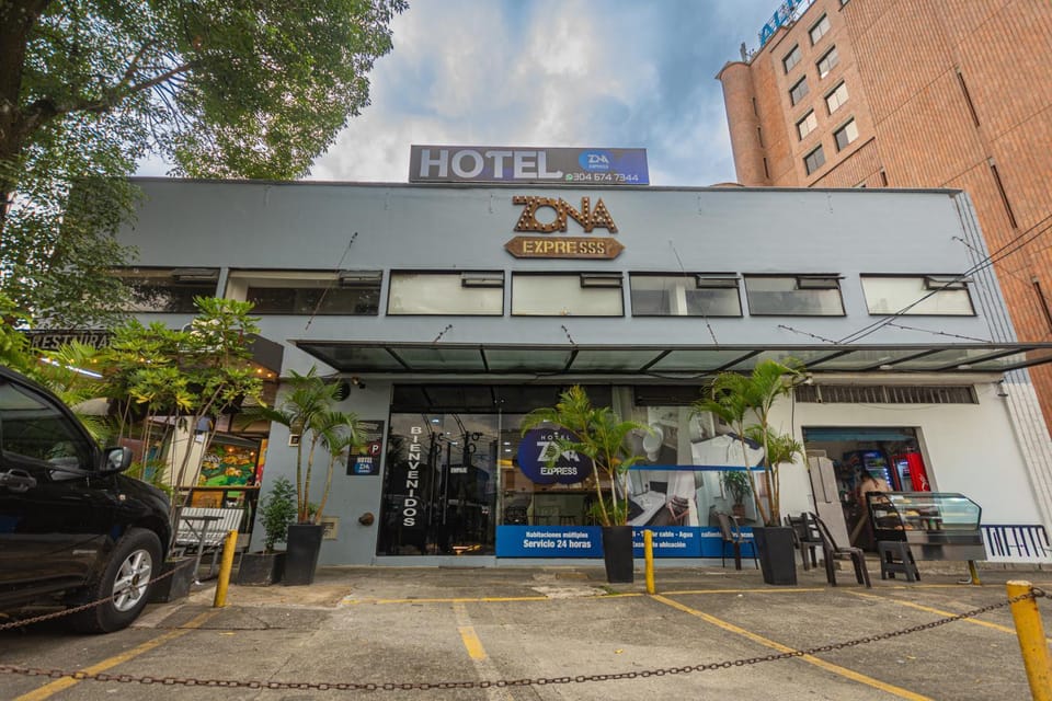 Facade/entrance, Parking