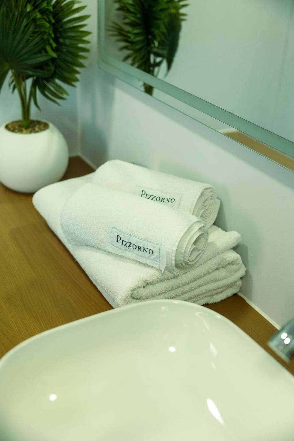 Bathroom, towels