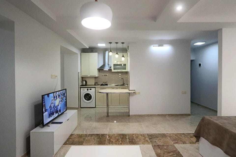 TV and multimedia, Kitchen or kitchenette, minibar, stove, washing machine