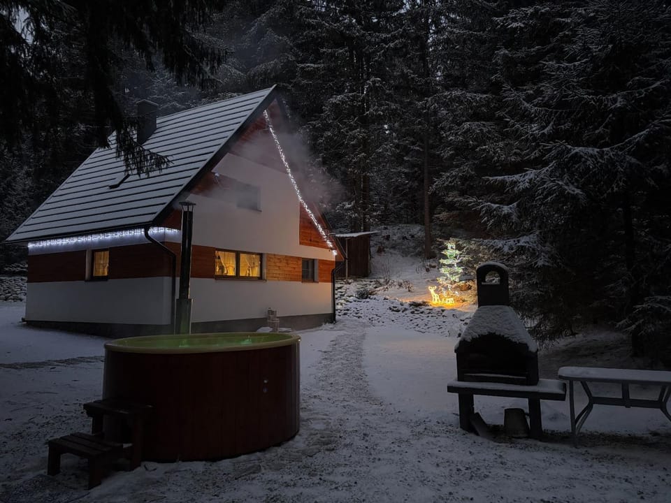Property building, Natural landscape, Winter