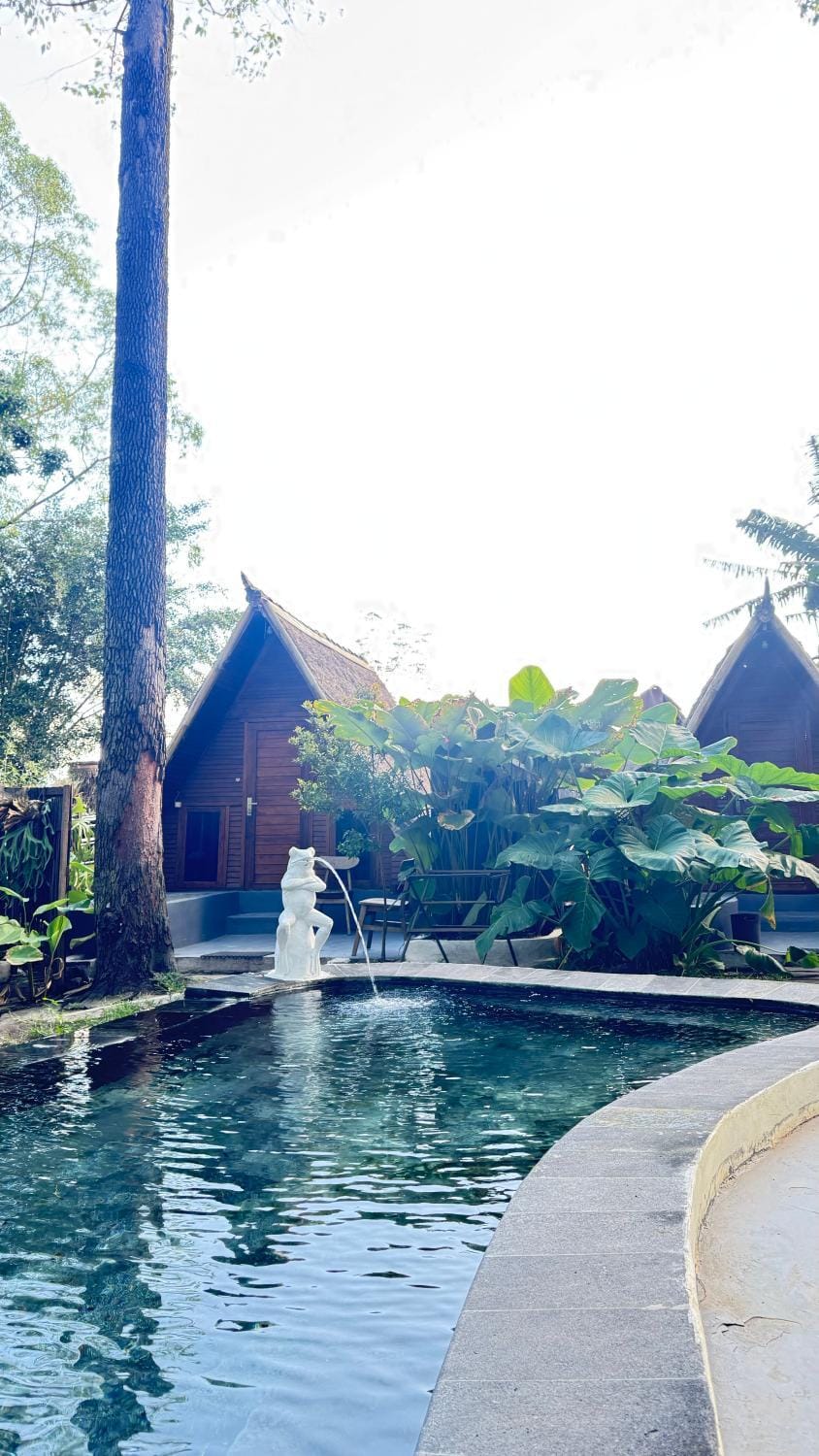 Triangle House and hot spring Vacation rental in Karangasem Regency