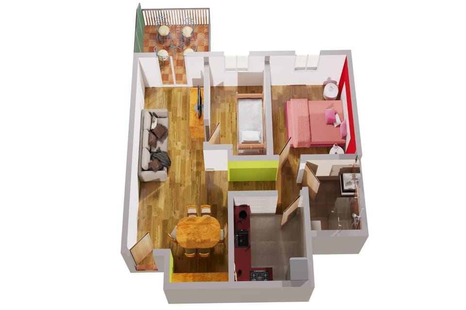 Balcony/Terrace, Floor plan