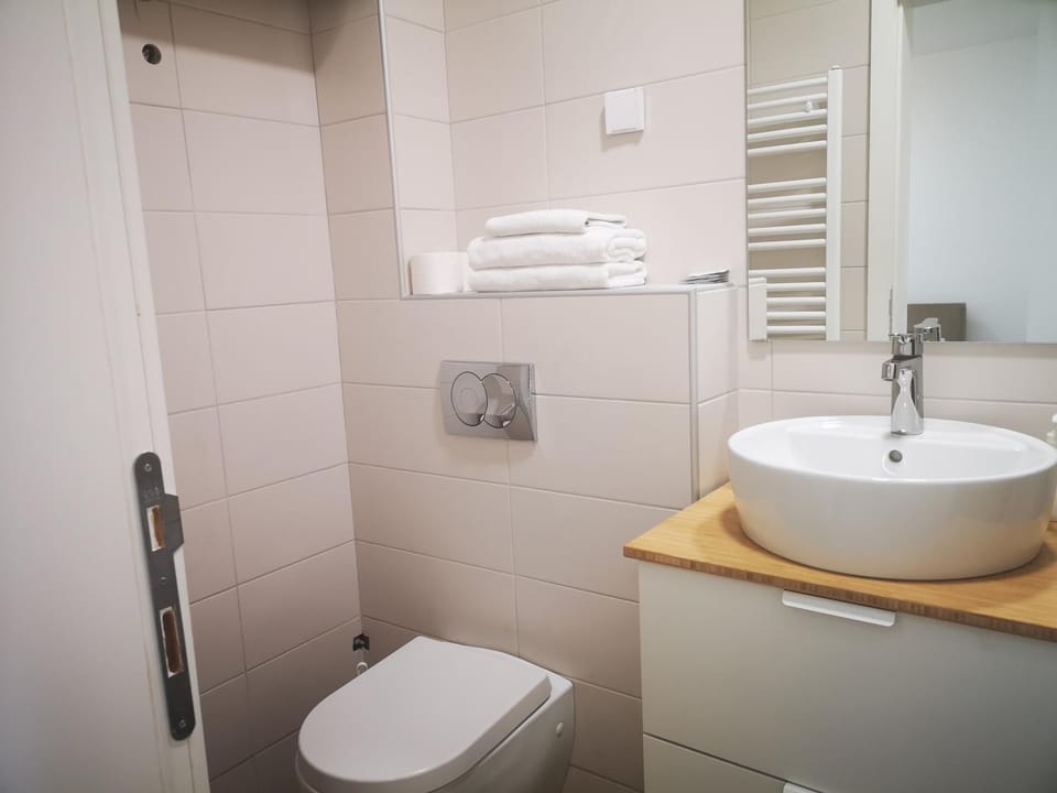 Shower, Toilet, Bathroom, towels