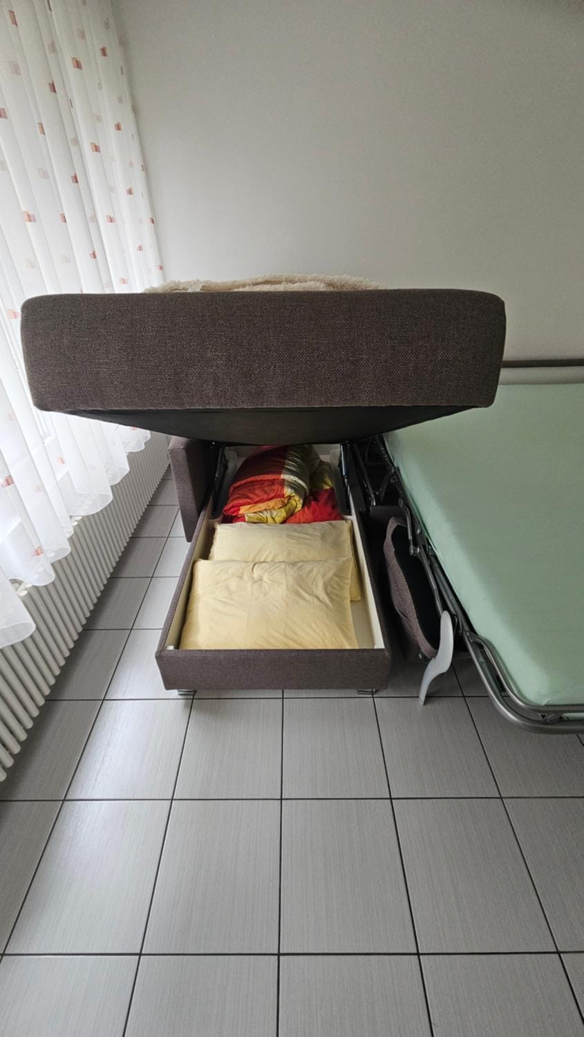 Bed, Living room