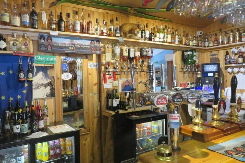 Pine Marten Bar Glenmore Pods Capsule hotel in Scotland