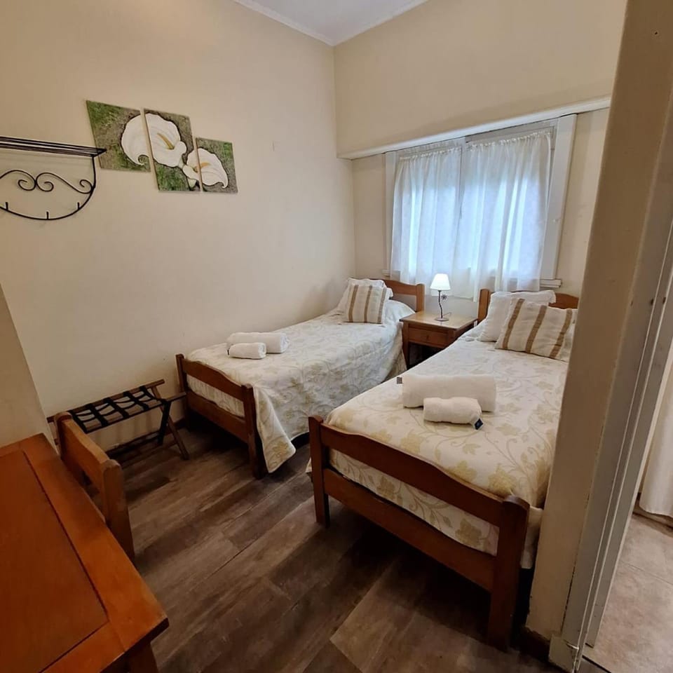 Bed, TV and multimedia, fireplace, locker, towels