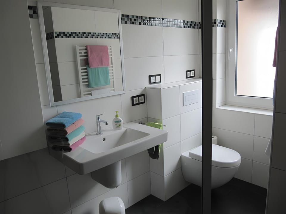 Bathroom, Living room