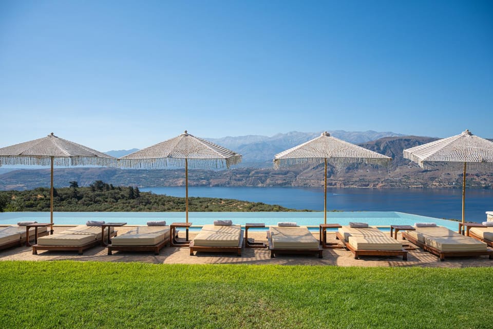 Pool view, sunbed