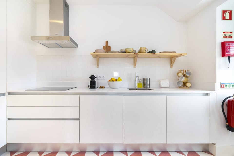 Kitchen or kitchenette, Kitchen or kitchenette, Photo of the whole room, On site, Family, heating, stove, kitchen