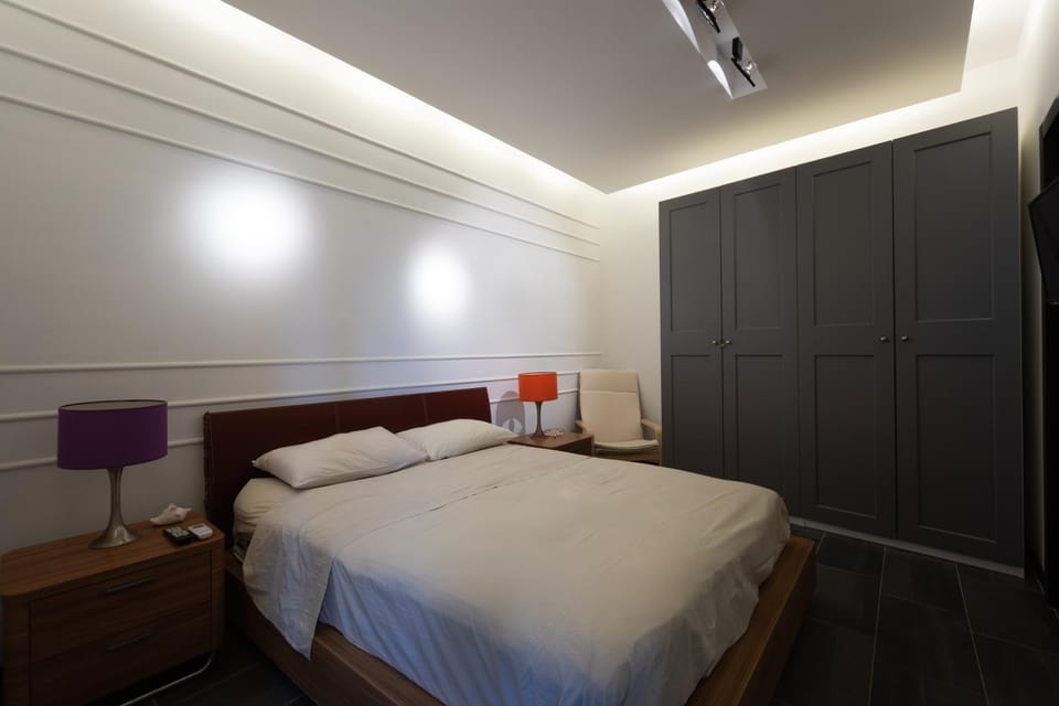 Bed, Photo of the whole room, Bedroom, wardrobe