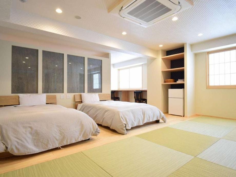 Bed, Photo of the whole room, Bedroom, air conditioner