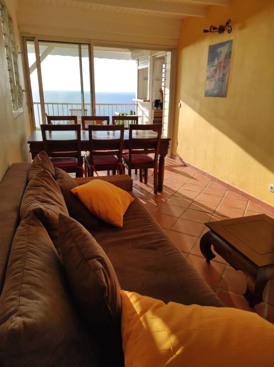 TV and multimedia, Living room, Seating area, Sea view
