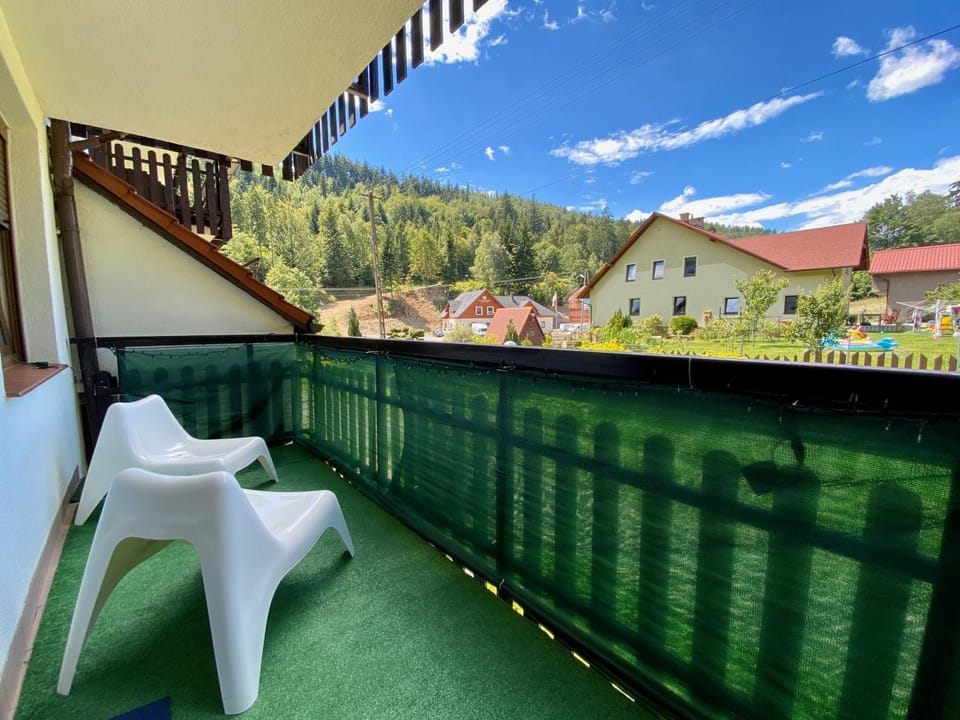 Day, Natural landscape, View (from property/room), Balcony/Terrace, Mountain view