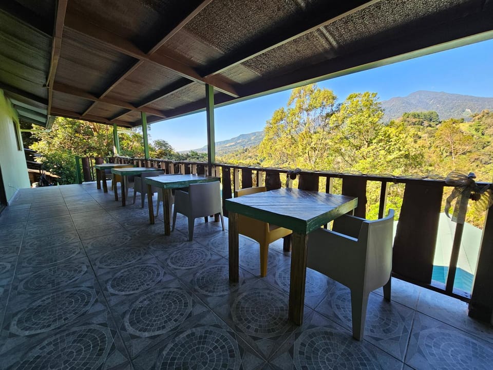 View (from property/room), Dining area, Mountain view